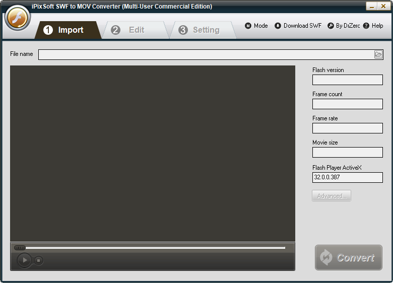 iPixSoft SWF to MOV Converter