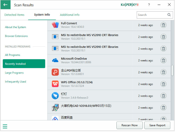 Kaspersky System Checker