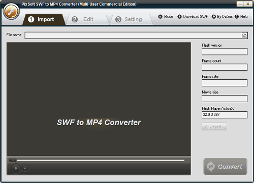 iPixSoft SWF to MP4 Converter