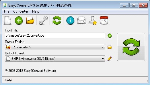 Easy2Convert JPG to BMP