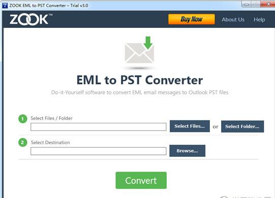 ZOOK EML to PST Converter